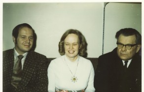 A. Jucys su C. Froese Fischer ir jos vyru Kanadoje (1973 m. pabaiga)